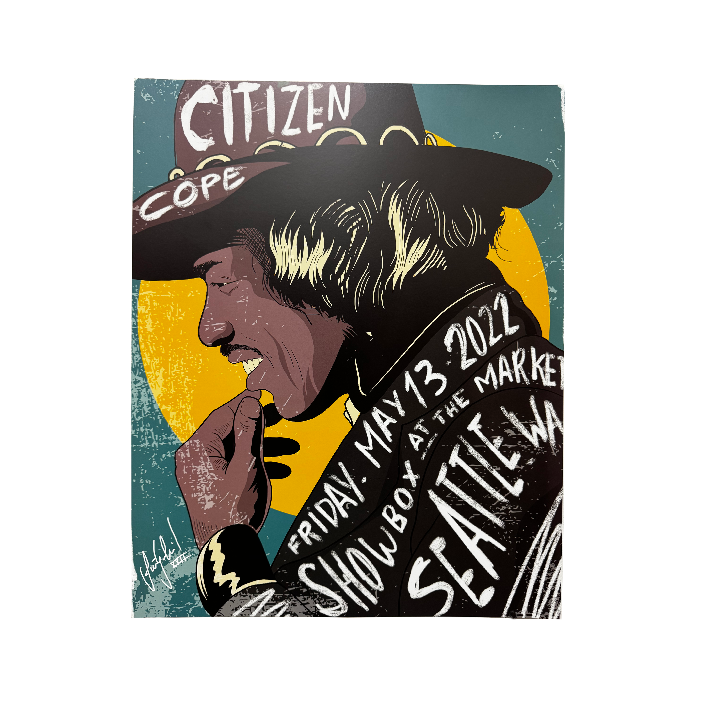 Seattle, WA - May 13th 2022 - Unsigned Poster – Citizen Cope