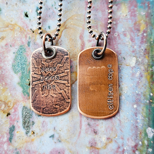 Son's Gonna Rise Dog Tag