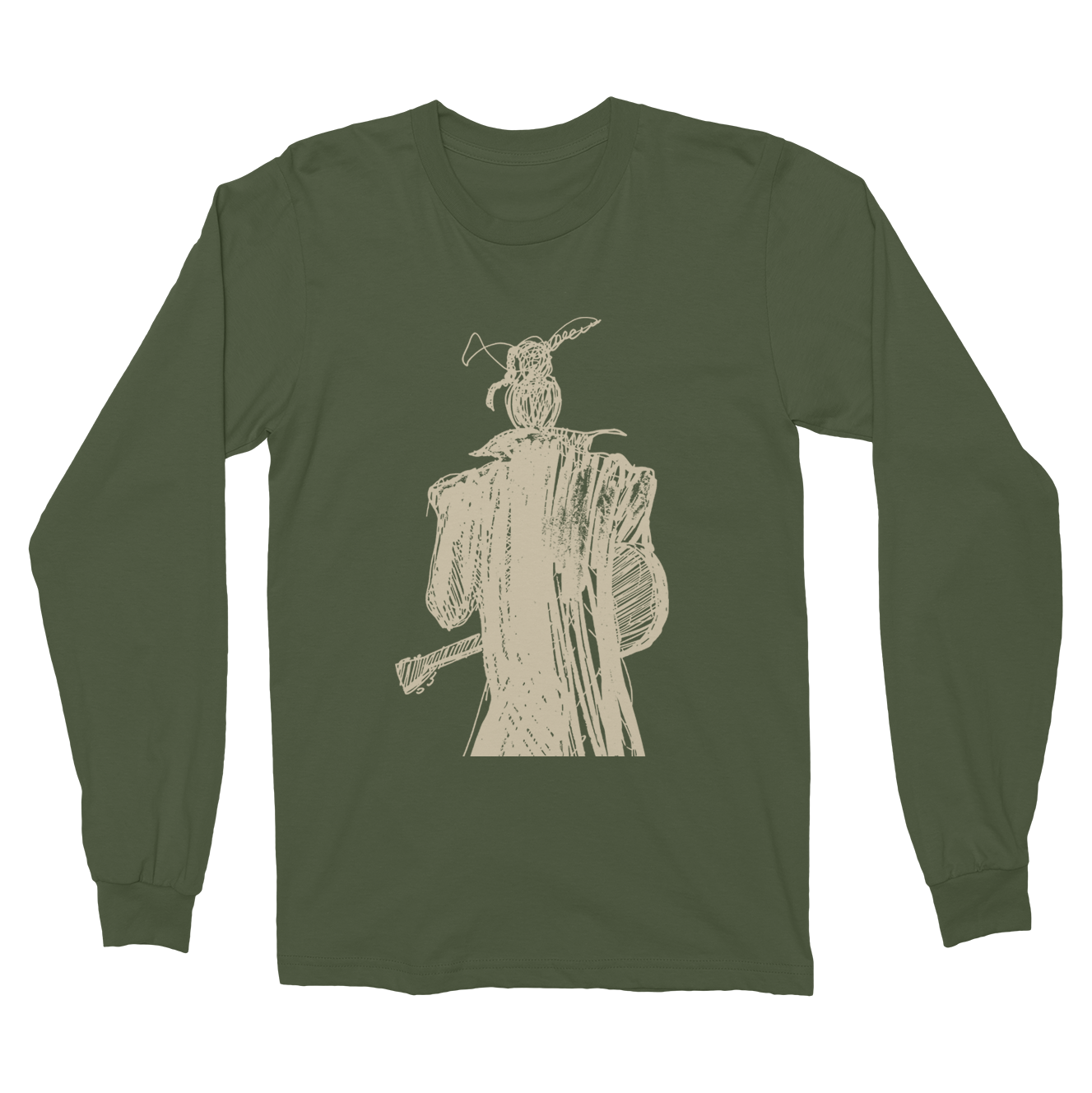 Sketch Long Sleeve - Hemp Green