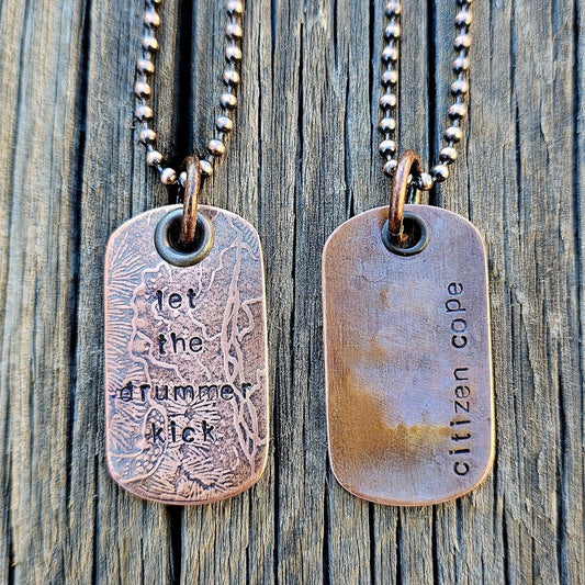 Let The Drummer Kick Dog Tag (1st Edition)