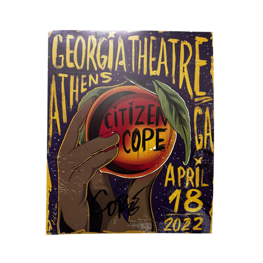 Athens, GA - April, 18th 2022 - Signed Poster