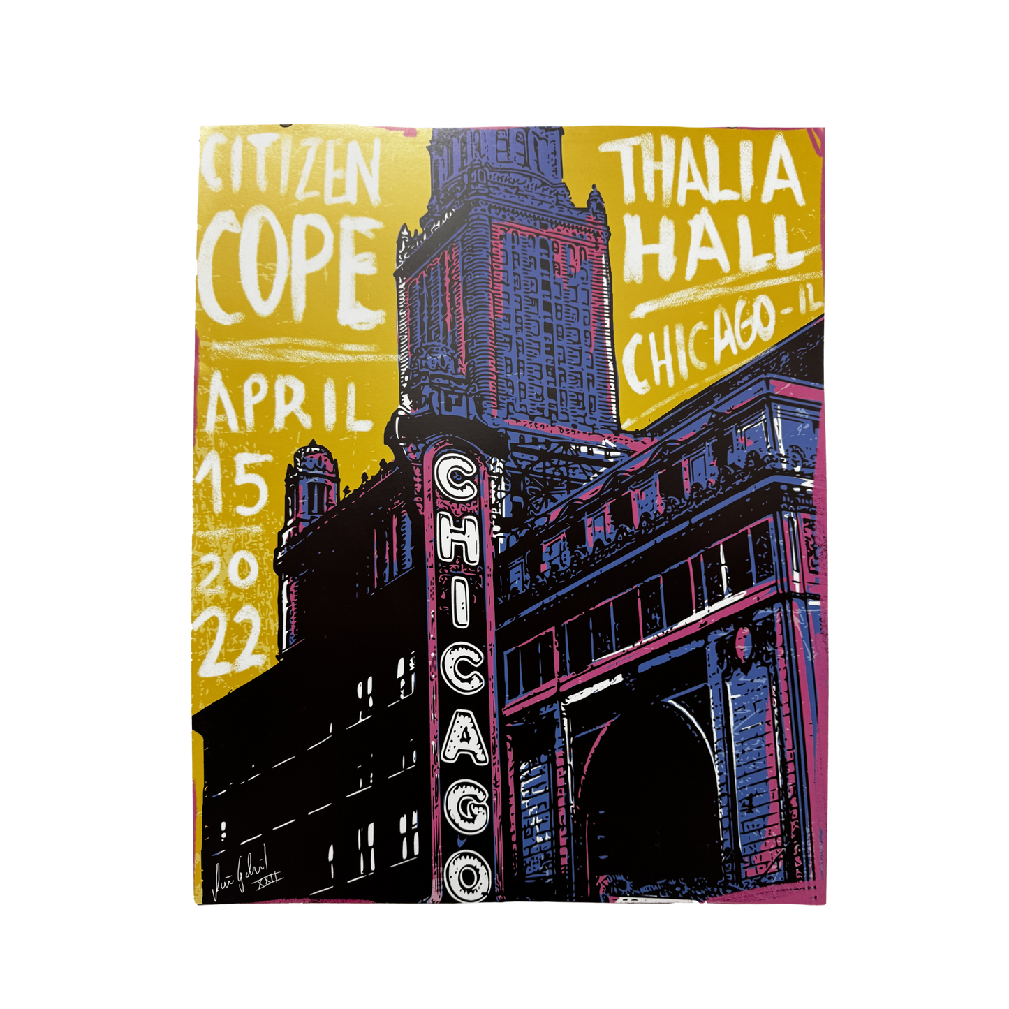 Chicago, IL - April, 15th 2022 - Unsigned Poster