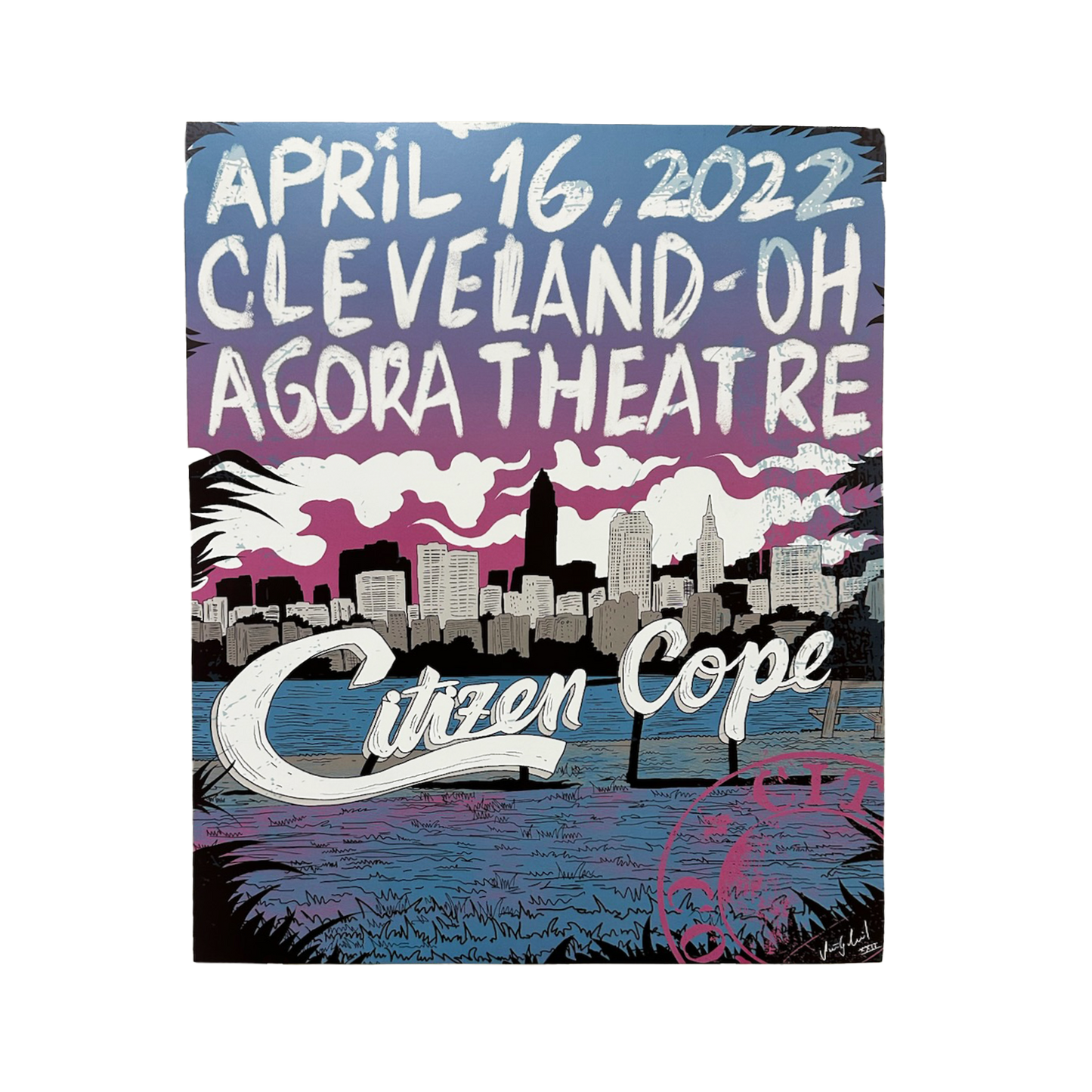 Cleveland, OH - April, 16th 2022 - Signed Poster