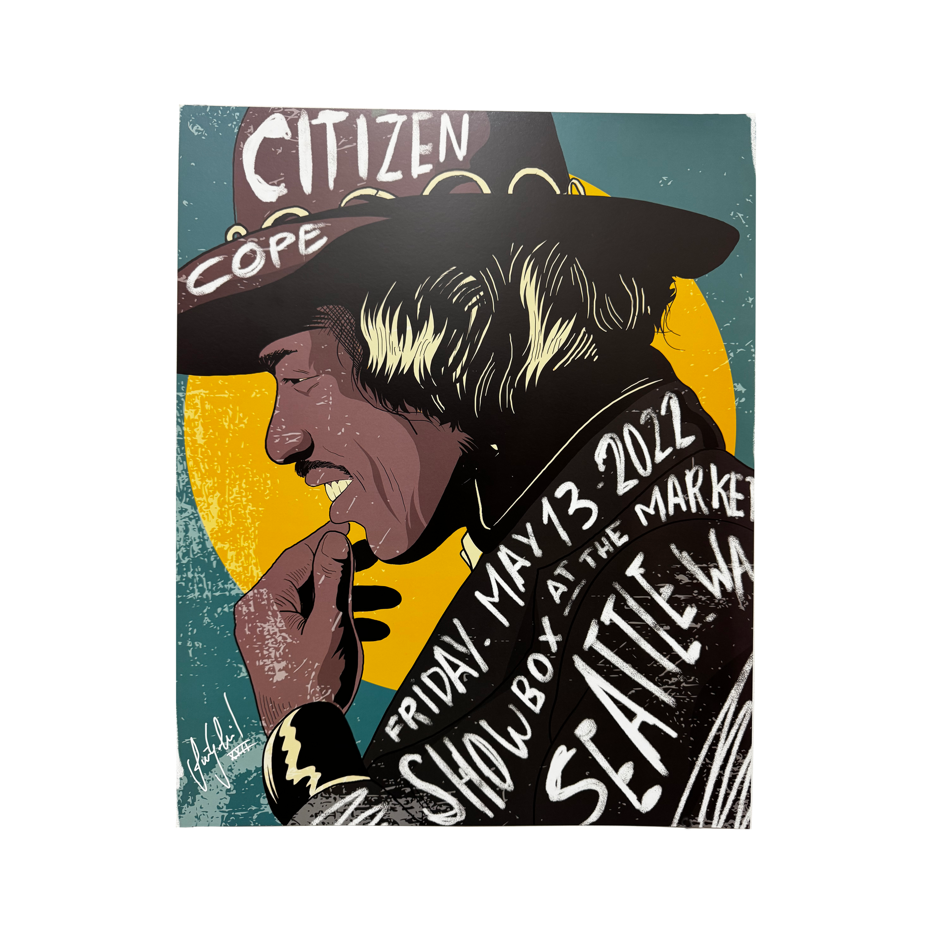 Seattle, WA - May 13th 2022 - Unsigned Poster – Citizen Cope