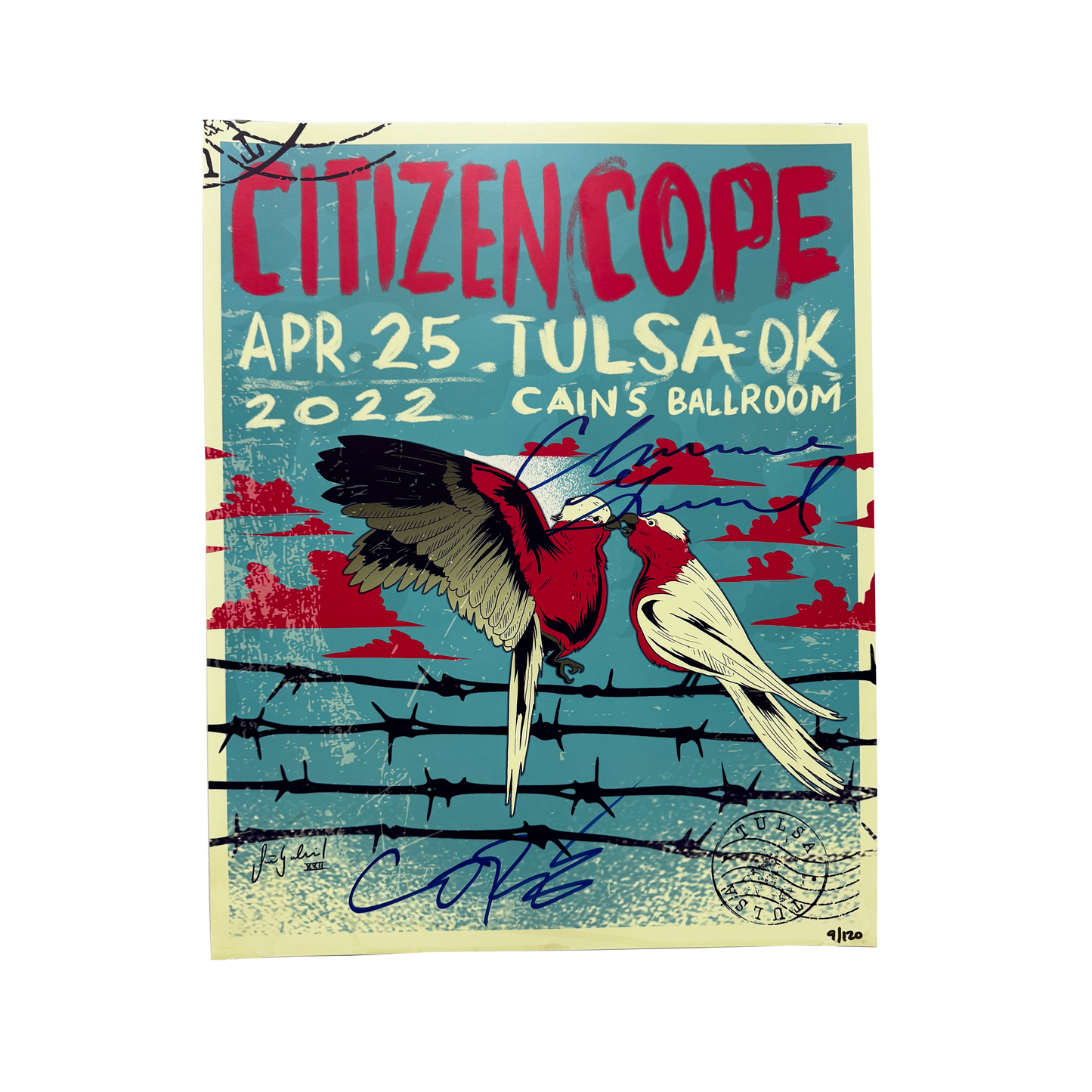 Tulsa, OK - April 25th 2022 - Signed Poster (Copy)