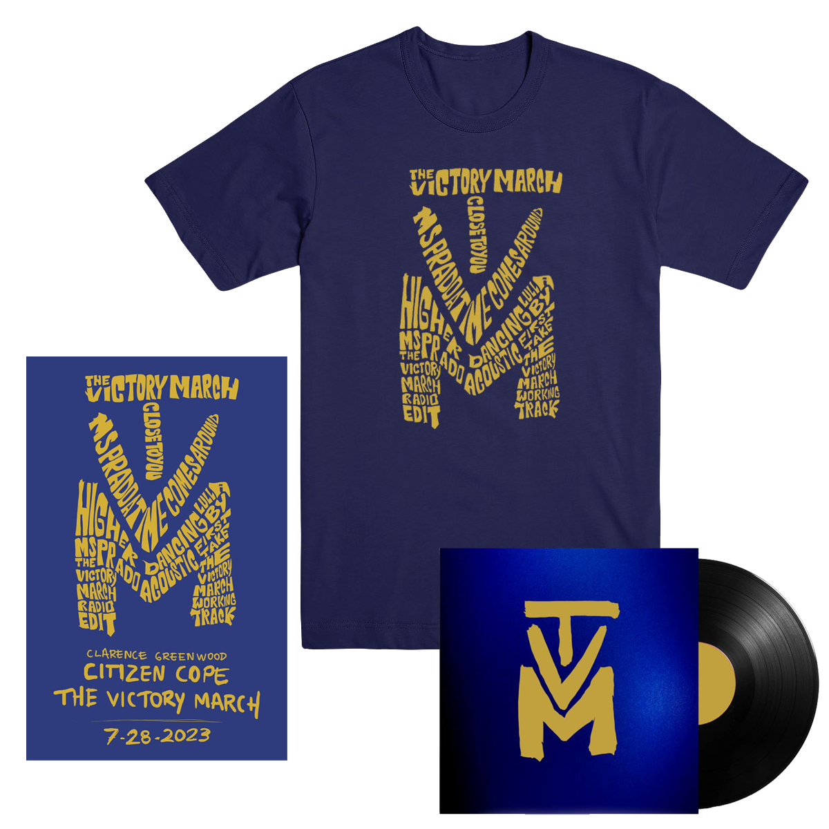 The Victory March Bundle (Vinyl, Poster, T-Shirt)