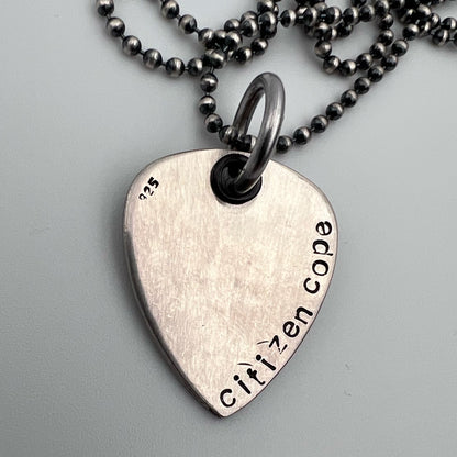 These Feelings Won't Go Away Handmade Sterling Silver Necklace